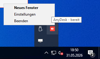 AnyDesk sauber beenden